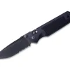 Sacra Tac Serrated G10 Black|Real Steel Hot
