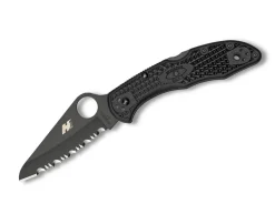 Salt 2 Black Serrated|Spyderco Outlet