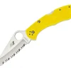 Salt 2 Yellow Serrated|Spyderco Hot