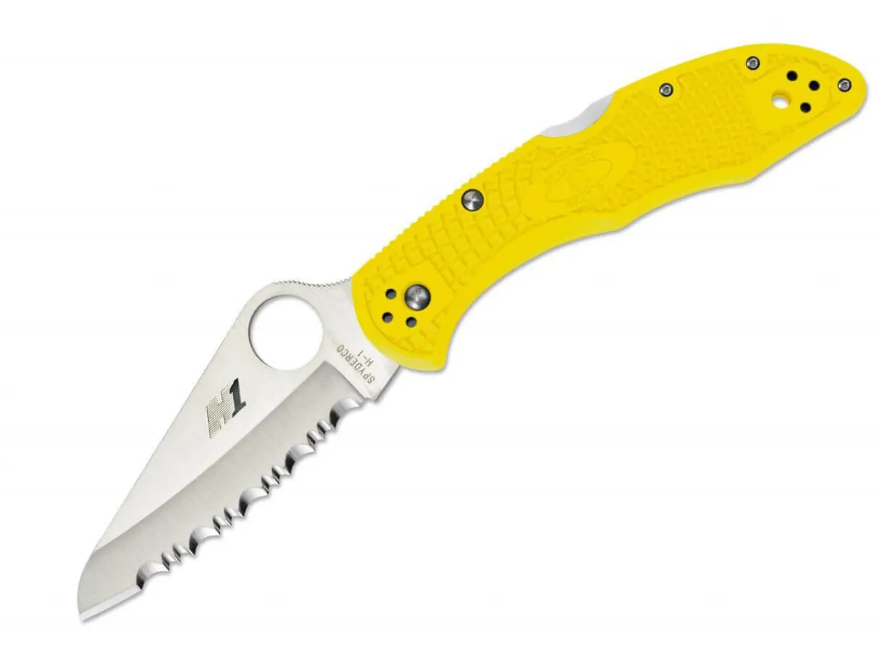 Salt 2 Yellow Serrated|Spyderco Hot