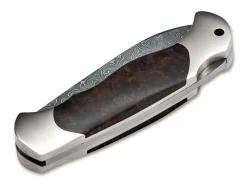 Scout Spearpoint Curly Birch Damascus|Böker Manufaktur Solingen Clearance