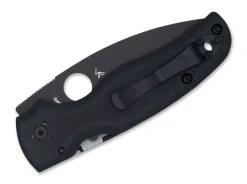 Shaman All Black Serrated|Spyderco
