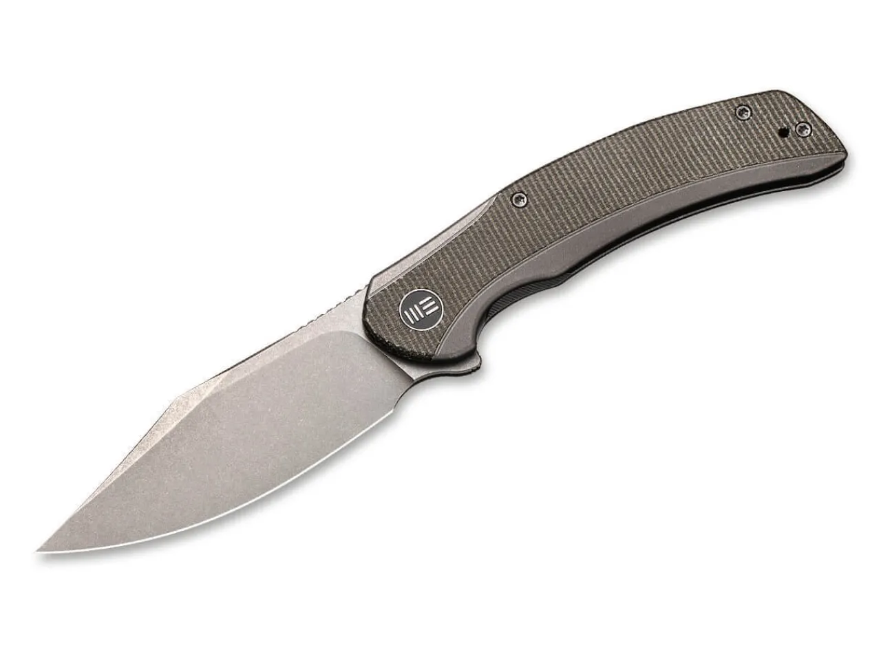 Snick Titanium Micarta Green|WE Knife Outlet