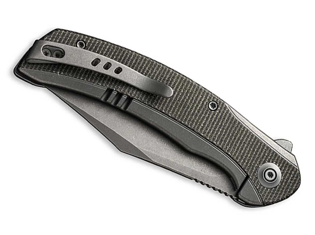 Snick Titanium Micarta Green|WE Knife Outlet