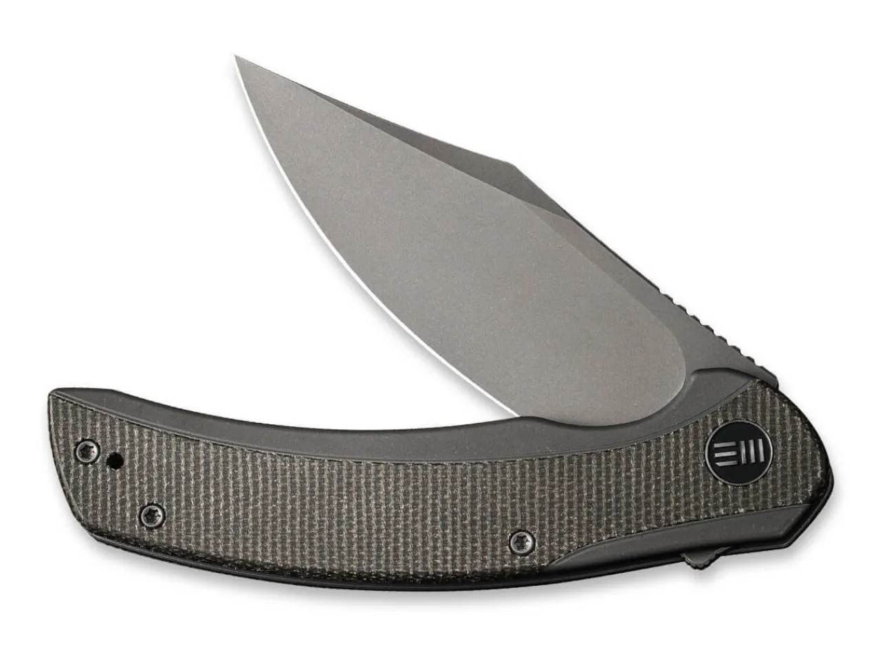 Snick Titanium Micarta Green|WE Knife Outlet