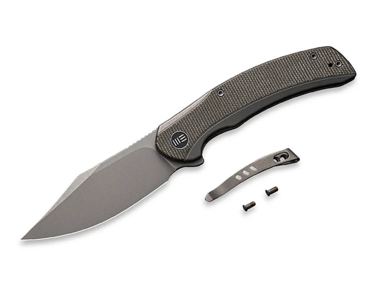 Snick Titanium Micarta Green|WE Knife Outlet