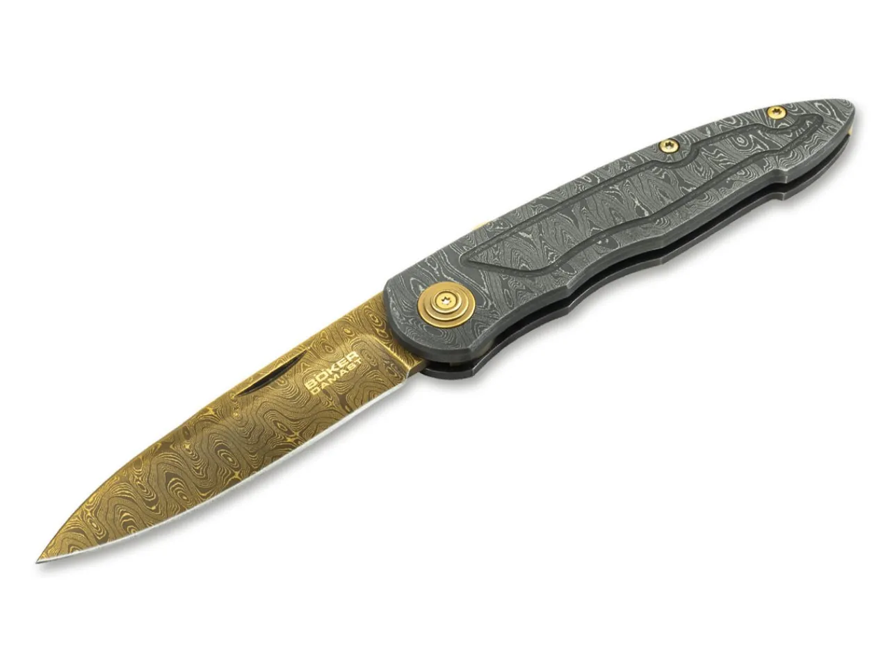 Special Run Merlin Damascus Gold|Böker Manufaktur Solingen Sale