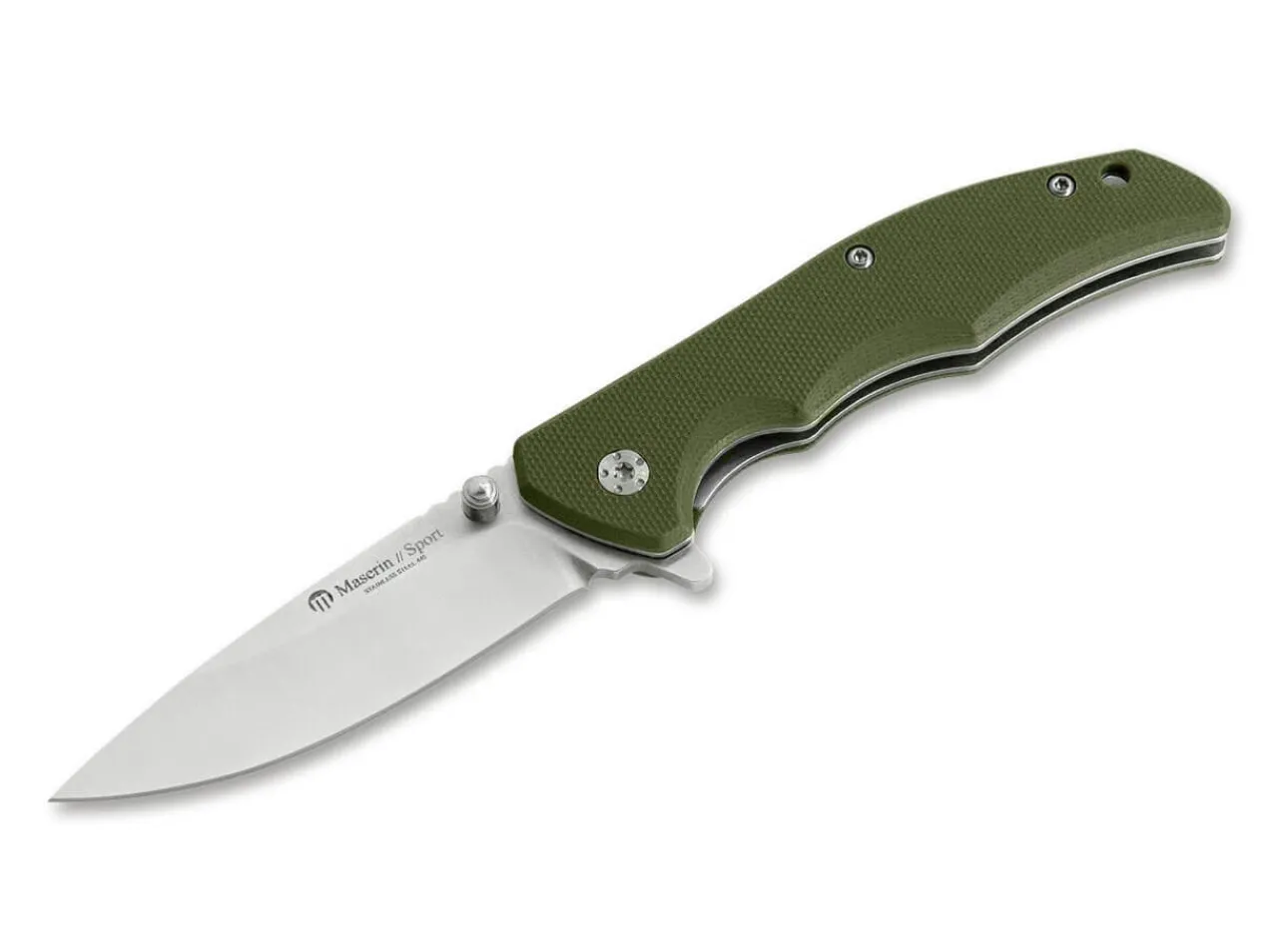 Sport Knife Droppoint G10 Green|Maserin Outlet