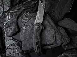 Synergy 3 Damascus G10 Cf Black Trailing Point|CIVIVI Hot