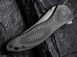 Synergy 3 Damascus G10 Cf Black Trailing Point|CIVIVI Online