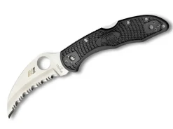 Tasman Salt 2 Lightweight Black H1 Serrated|Spyderco