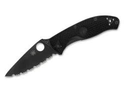 Tenacious Lightweight Black Serrated|Spyderco Online