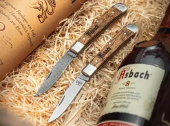 Trapper Asbach Uralt Damascus|Böker Manufaktur Solingen Sale
