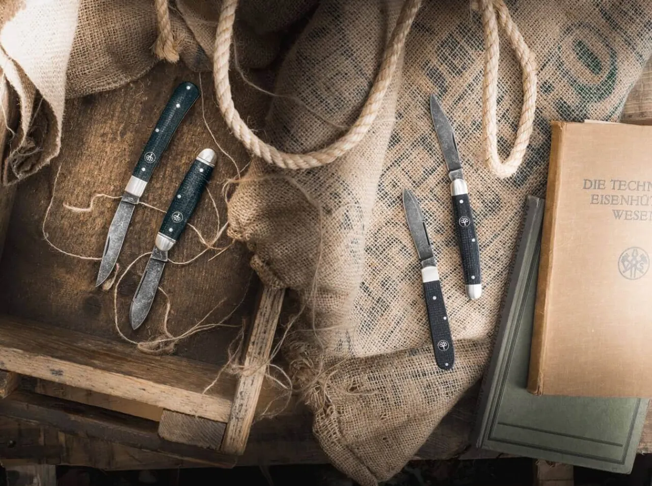 Trapper Uno Burlap|Böker Manufaktur Solingen Outlet