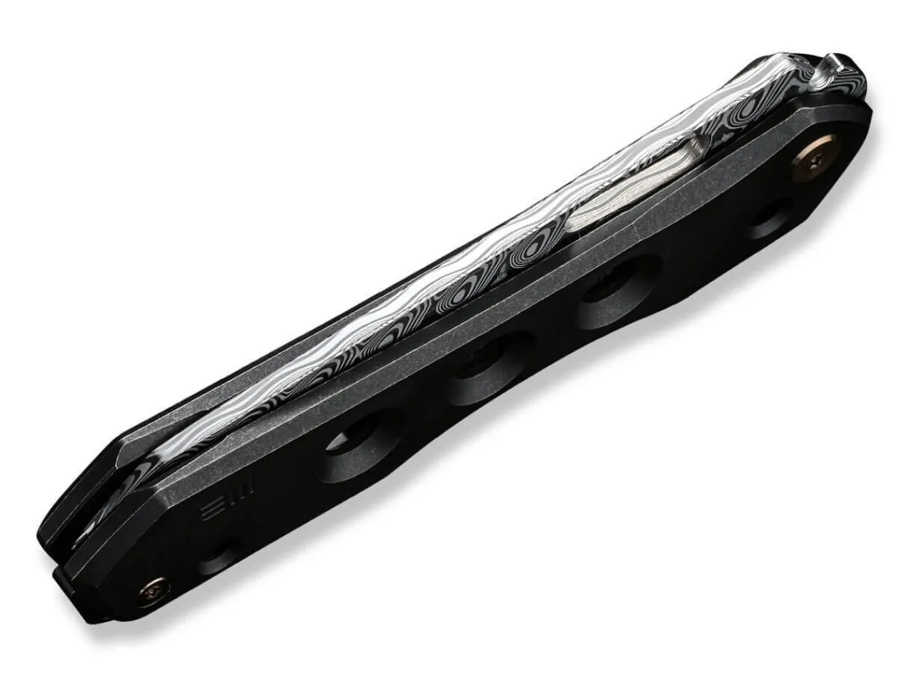 Vision R Titanium Black Damascus|WE Knife Best