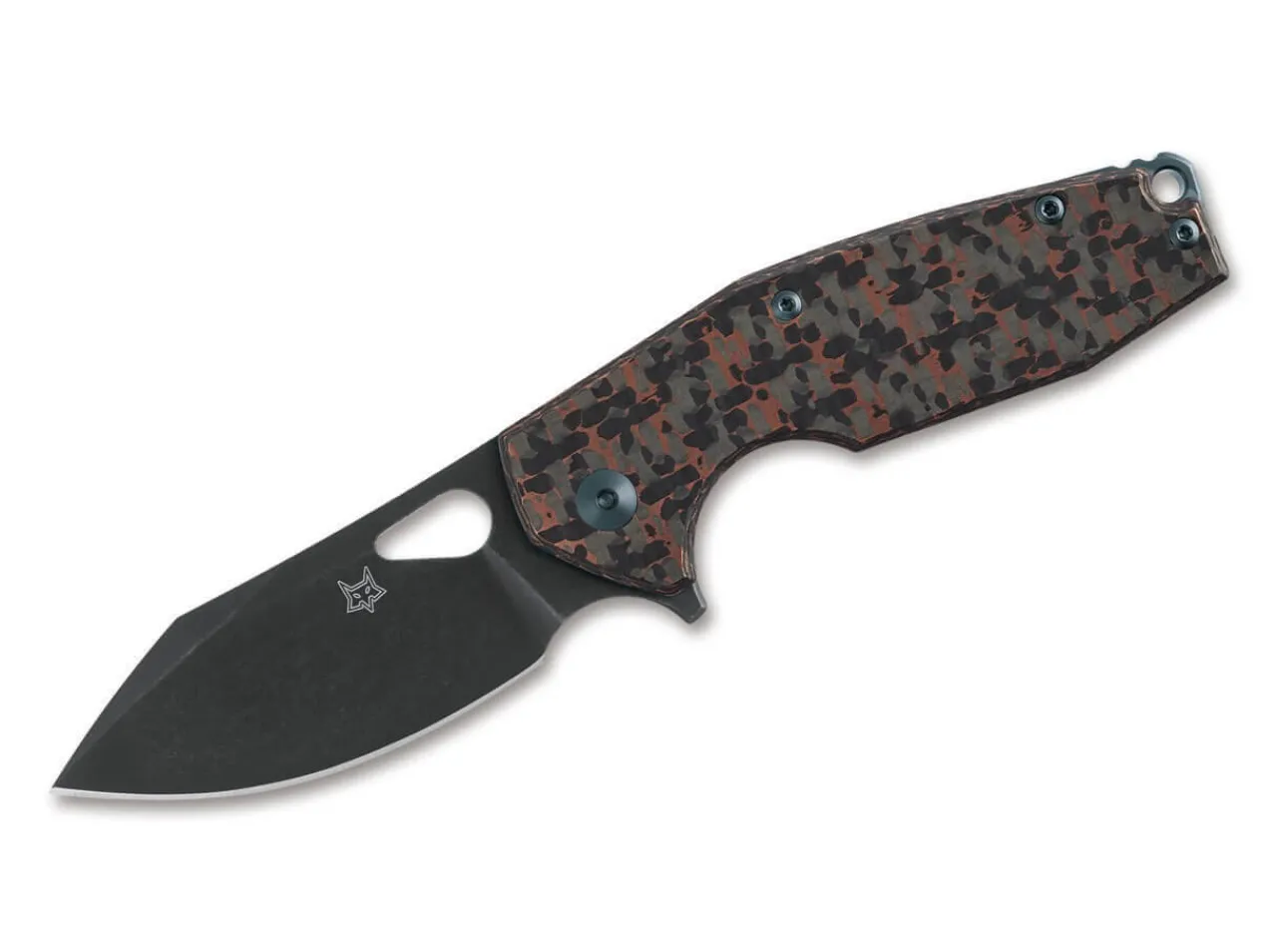 Yaru Titanium Cf Snake Skin|Fox Knives Outlet